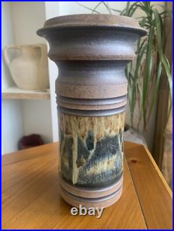 Vintage Peter Price Studio Pottery Vase Birch Tree Series Canada Stoneware