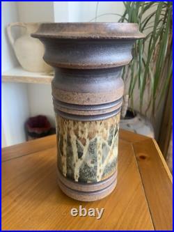 Vintage Peter Price Studio Pottery Vase Birch Tree Series Canada Stoneware