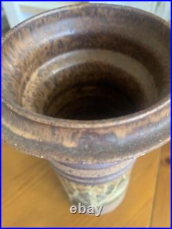 Vintage Peter Price Studio Pottery Vase Birch Tree Series Canada Stoneware
