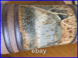 Vintage Peter Price Studio Pottery Vase Birch Tree Series Canada Stoneware