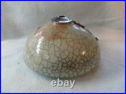 Vintage Raku Studio Pottery Vase Seal Mark To The Base FJ