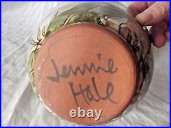 Vintage & Rare Jennie Hale Art Studio Pottery Bowl Frog Design 17.5cm diam