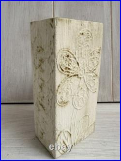Vintage Retro Carn Studio Pottery Cornwall Red Spot 6 Vase Vgc