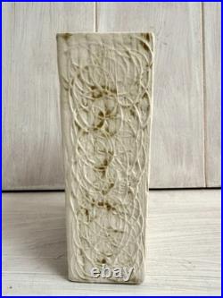 Vintage Retro Carn Studio Pottery Cornwall Red Spot 6 Vase Vgc