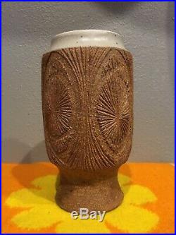 Vintage Robert Maxwell California Pottery Vase Planter Cressey Earthgender Era