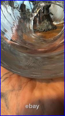 Vintage Rosenthal Studio-line Crystal Vase by Bjørn Wiinblad SIGNED