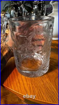 Vintage Rosenthal Studio-line Crystal Vase by Bjørn Wiinblad SIGNED