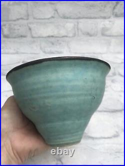 Vintage Signed Studio Pottery Bowl, Unidentified Mark