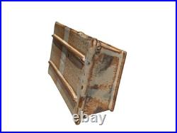 Vintage Signed Studio Pottery Suiban Tray Slab Built Brutalist Suiseki Ikebana