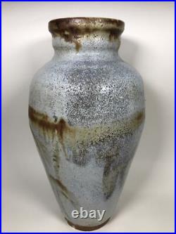 Vintage Studio Pottery Stoneware Vase Signed J A F Divine English