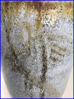 Vintage Studio Pottery Stoneware Vase Signed J A F Divine English