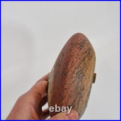 Vintage Studio Pottery Vase 19.5cm With Indistinct Seal Mark