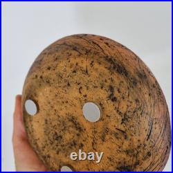 Vintage Studio Pottery Vase 19.5cm With Indistinct Seal Mark