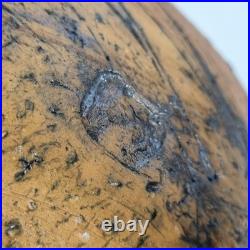 Vintage Studio Pottery Vase 19.5cm With Indistinct Seal Mark