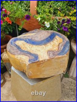 Vintage Studio Pottery Vase Abstract Handmade Nature Wildlife Stoneware Ceramic