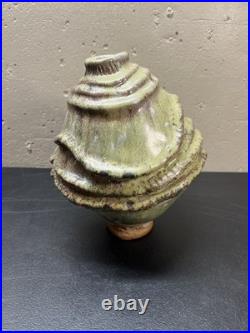 Vintage Studio Pottery Vase Like Stephen Parry 10h X 8w