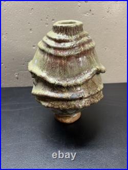 Vintage Studio Pottery Vase Like Stephen Parry 10h X 8w