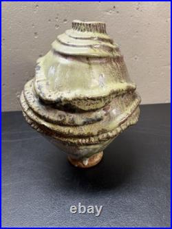 Vintage Studio Pottery Vase Like Stephen Parry 10h X 8w