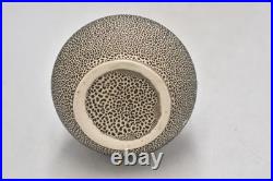 Vintage Studio Pottery Vases x3 East German Style Abstract Speckled