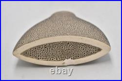 Vintage Studio Pottery Vases x3 East German Style Abstract Speckled