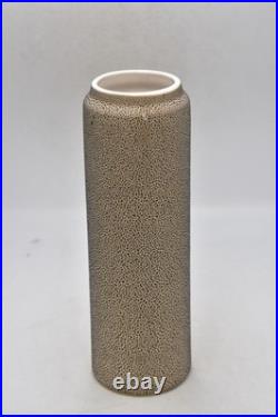 Vintage Studio Pottery Vases x3 East German Style Abstract Speckled