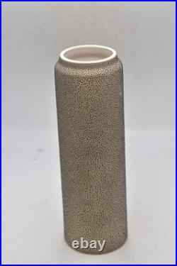 Vintage Studio Pottery Vases x3 East German Style Abstract Speckled