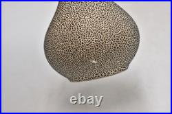 Vintage Studio Pottery Vases x3 East German Style Abstract Speckled