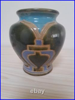 Vintage Vase Studio Pottery Art Nouveau Artisan Style
