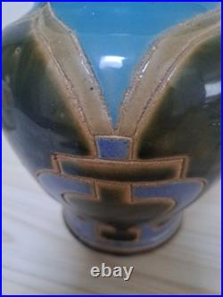 Vintage Vase Studio Pottery Art Nouveau Artisan Style