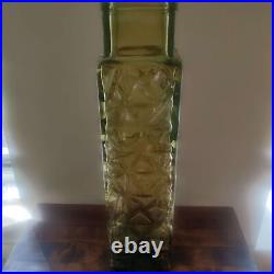 Vintage large glass vases probably 1980s but could be earlier Vintage large glass vases probably 1980s but could be earlier
