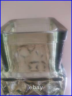 Vintage large glass vases probably 1980s but could be earlier Vintage large glass vases probably 1980s but could be earlier