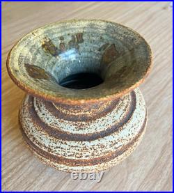 Waistel Cooper (1921-2003) Signed Studio Pottery Stoneware Vase 13.5cm Textured