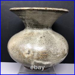 Waistel Cooper Stoneware Vase With Flared Rim 14cm Tall & Rim Diam 14cm #2280