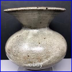 Waistel Cooper Stoneware Vase With Flared Rim 14cm Tall & Rim Diam 14cm #2280