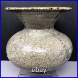 Waistel Cooper Stoneware Vase With Flared Rim 14cm Tall & Rim Diam 14cm #2280