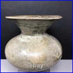 Waistel Cooper Stoneware Vase With Flared Rim 14cm Tall & Rim Diam 14cm #2280