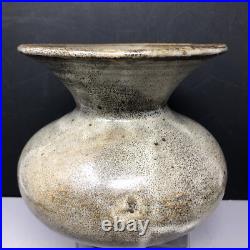 Waistel Cooper Stoneware Vase With Flared Rim 14cm Tall & Rim Diam 14cm #2280