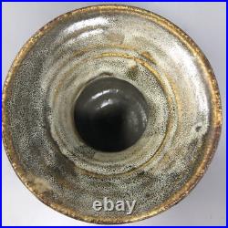Waistel Cooper Stoneware Vase With Flared Rim 14cm Tall & Rim Diam 14cm #2280