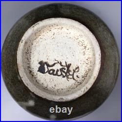 Waistel Cooper Stoneware Vase With Flared Rim 14cm Tall & Rim Diam 14cm #2280