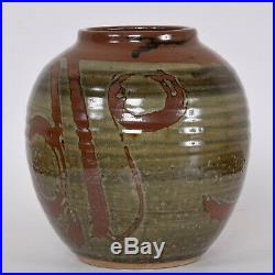 Walter Dexter RCA Studio Pottery Vase Canadian Listed 1931-2015 8 inches tall