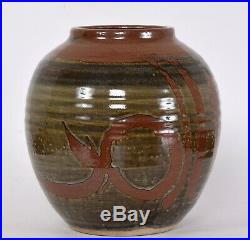 Walter Dexter RCA Studio Pottery Vase Canadian Listed 1931-2015 8 inches tall