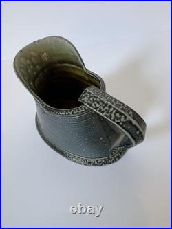 Walter Keeler Blue Salt Glazed Jug Handmade Pottery