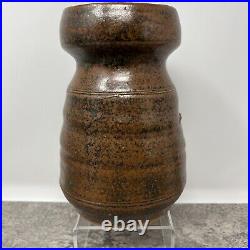 Warren Mackenzie Studio Pottery Vase With Early impressed stamp #399