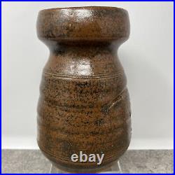 Warren Mackenzie Studio Pottery Vase With Early impressed stamp #399