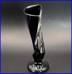 West Germany Schmider Tigris Studio Pottery Fan In Hand Vase / Sculpture MCM West Germany Schmider Tigris Studio Pottery Fan In Hand Vase / Sculpture MCM