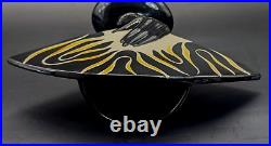 West Germany Schmider Tigris Studio Pottery Fan In Hand Vase / Sculpture MCM West Germany Schmider Tigris Studio Pottery Fan In Hand Vase / Sculpture MCM