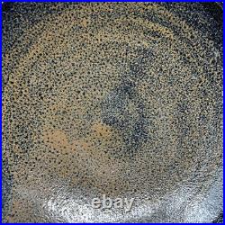 William'Bill' Marshall @ Leach Tenmoku Stoneware Plate/dish 24cm Diam #2599