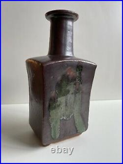 William Marshall Studio Pottery Bottle Vase. Stunning