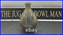William Plumptre Stoneware Braided Cobalt Decoration Studio Pottery Vessel William Plumptre Stoneware Braided Cobalt Decoration Studio Pottery Vessel