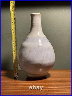 William Plumptre Vase Studio Ceramics Light blue Signed Hand thrown